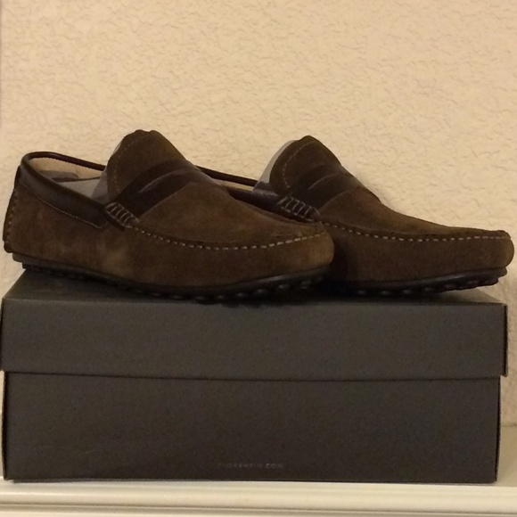 Florsheim Denison Driver Penny Loafer, suede, NIB - Picture 2 of 5